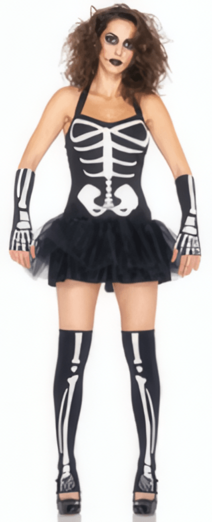 Disfraz de Esqueleto Mujer